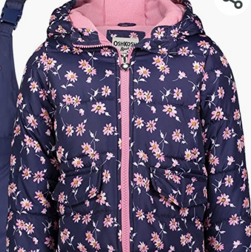 Oshkosh floral girls' jacket